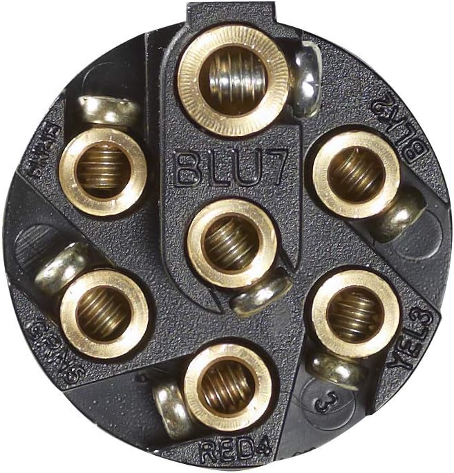 Trailer Wiring Connector Adapter; 7-Way Blade