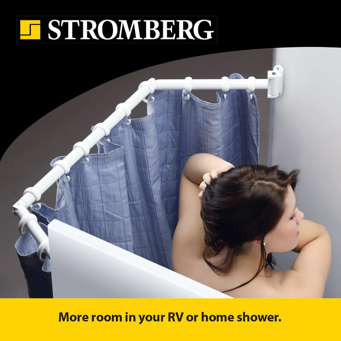 Shower Curtain Rod; Extend A Shower