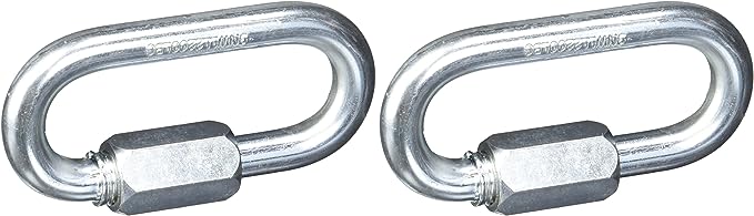 Trailer Safety Chain Quick Link; D Type; Set Of 2