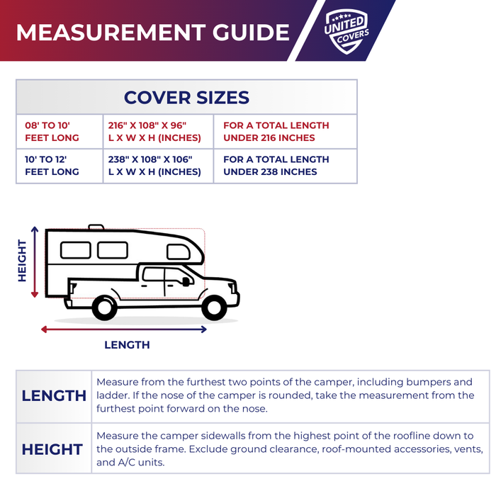 RV Cover for Truck Camper