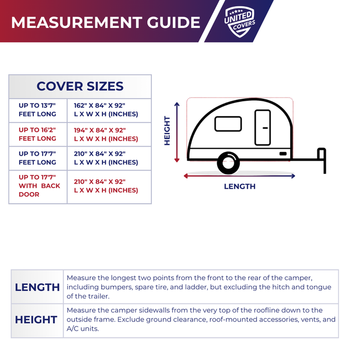 RV Cover for Teardrop Trailer