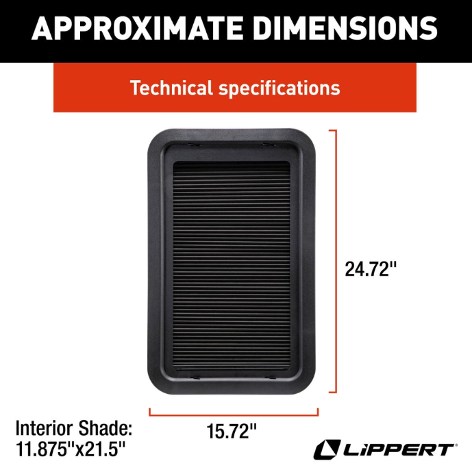 LCI Entry Door Window Shade Thin Shade ™