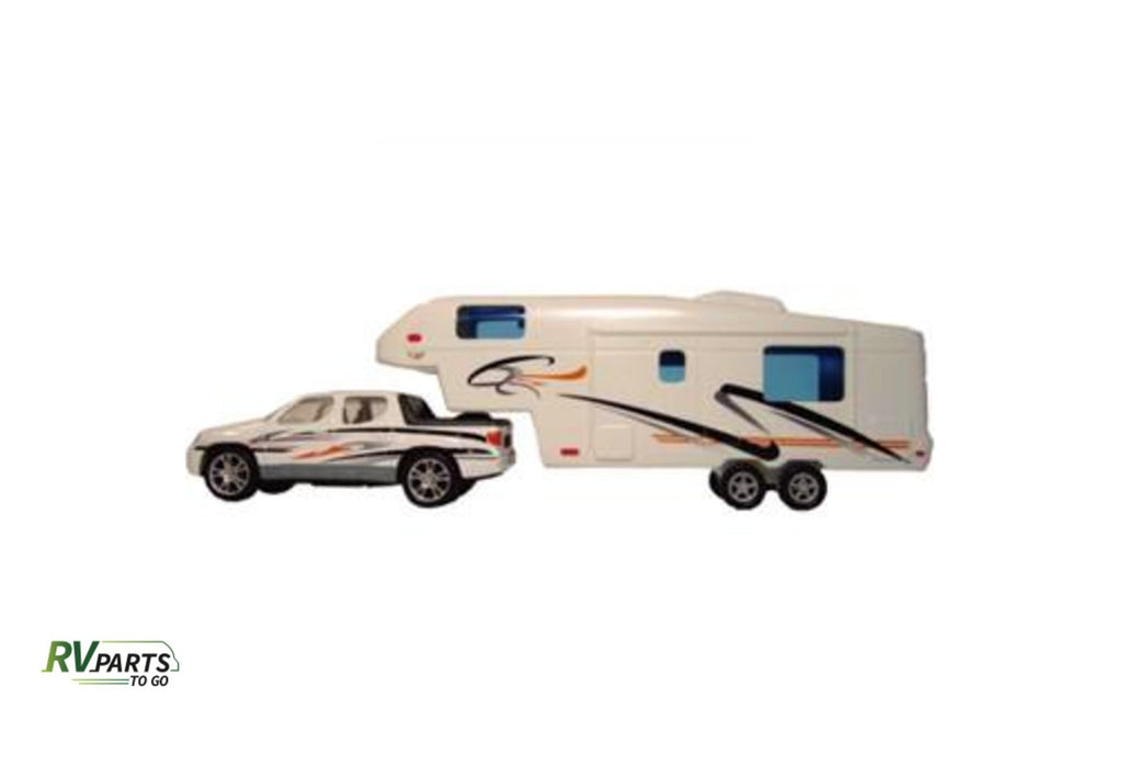 Die Cast Metal And Plastic Fifth Wheel And Truck Toy