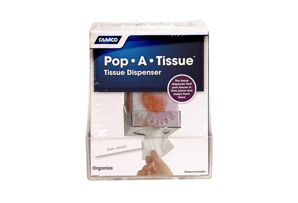 Facial Tissue Holder; Pop-A-Tissue