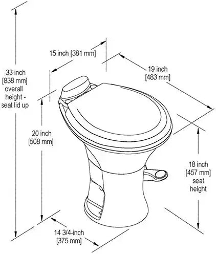 Toilet; 310 Series; High Profile