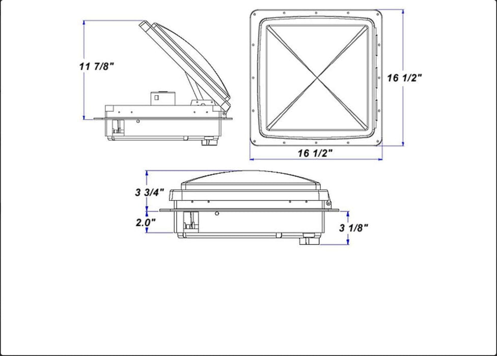 Max Fan Rv Parts Roof Vent; MaxxFan® Plus — RV Parts To Go