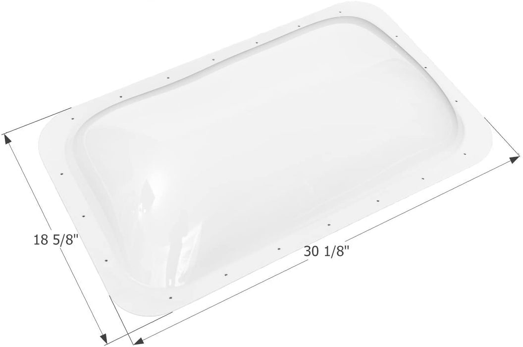 Skylight; 5-1/2 Inch High Bubble Type Dome 27 x 15-3/4