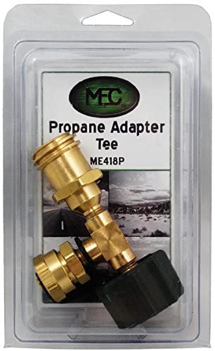 Propane Adapter Fitting; Tee Style
