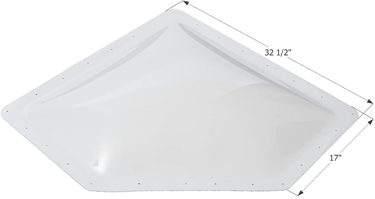 Skylight; 4 Inch High Bubble Type Dome; Neo Angle; For 28-1/2 Inch Width x 14 Inch