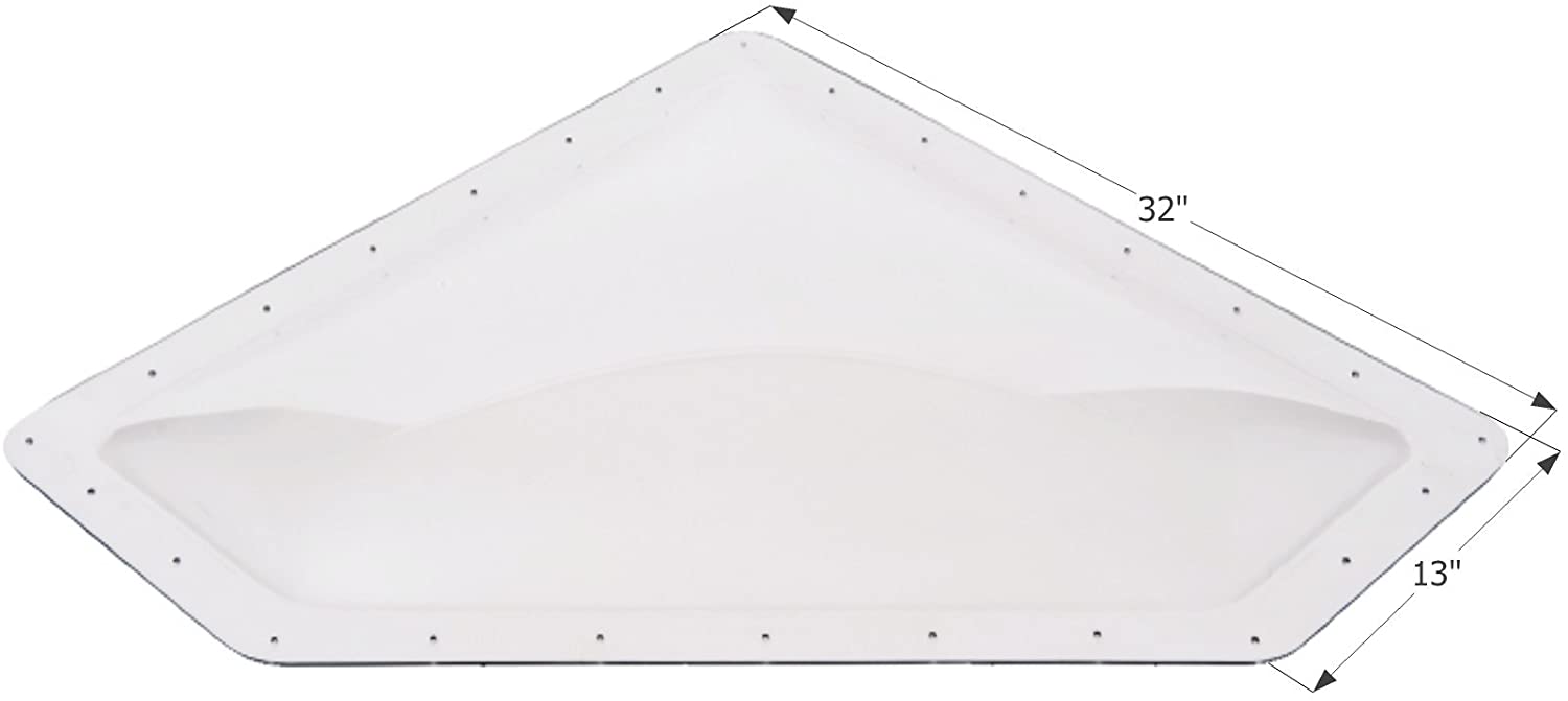 Skylight; 4 Inch High Bubble Type Dome; Neo Angle; For 28 Inch Length x 10 Inch