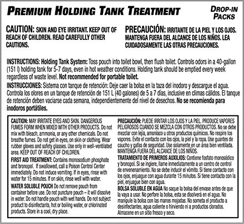 Waste Holding Tank Treatment; D