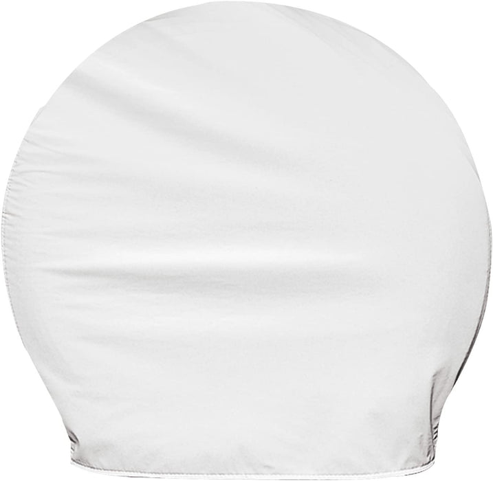Tire Cover; Single Tire Cover; Fits 24 Inch To 26 Inch Diameter Tires Polar White; Set Of 2