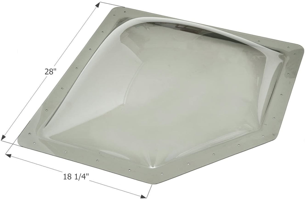 Skylight; 7 Inch High Bubble Type Dome; Neo Angle; For 24 Inch Length x 14-1/4 Inch