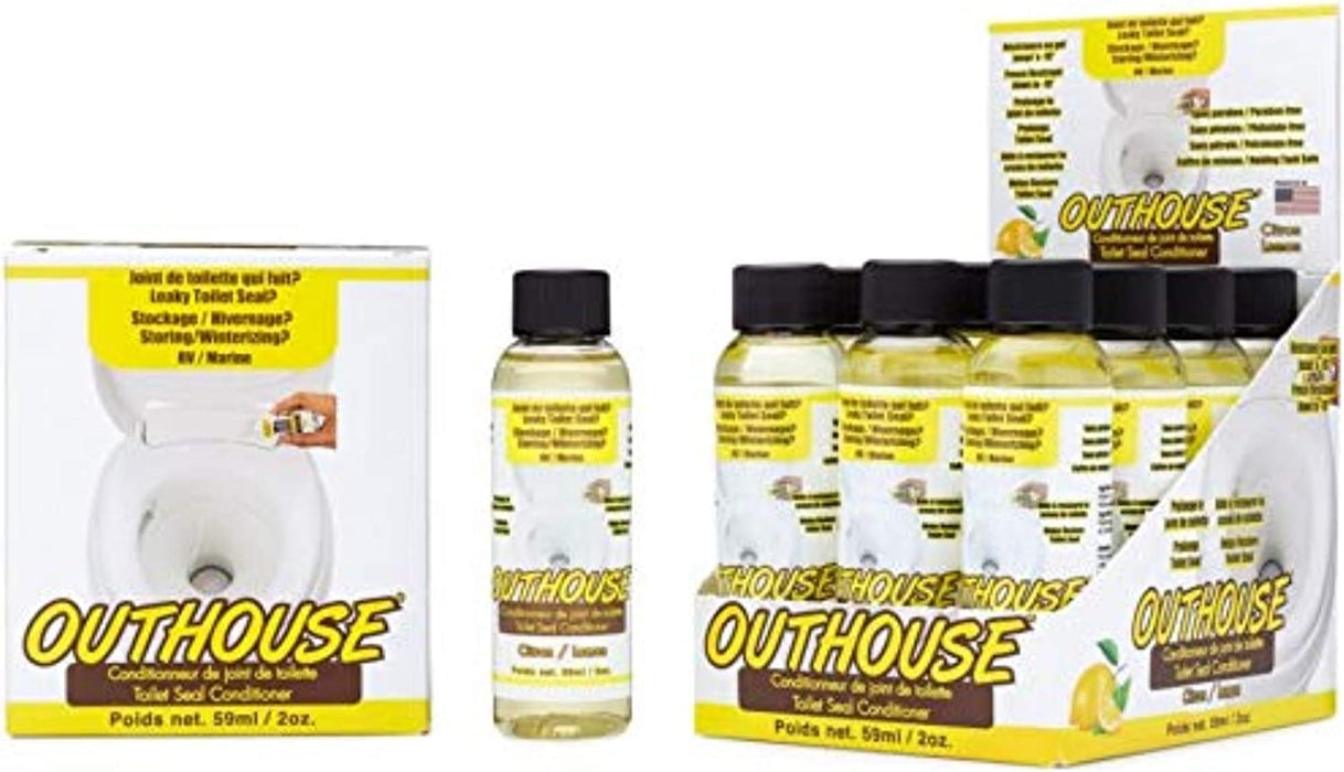 Toilet Seal Lubricant; Outhouse Box Of 12