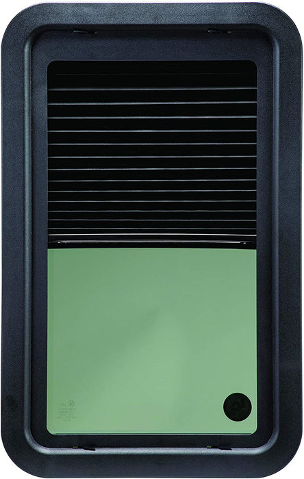 Funomo Thin Shade For RV Entry Door – Black – Fits Lippert Entry Doors – Ready To Install