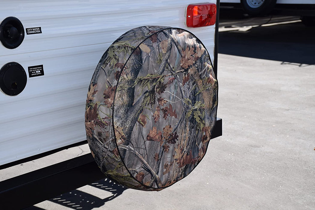 Spare Tire Cover; Fits 28 Inch Diameter Tires; Camouflage