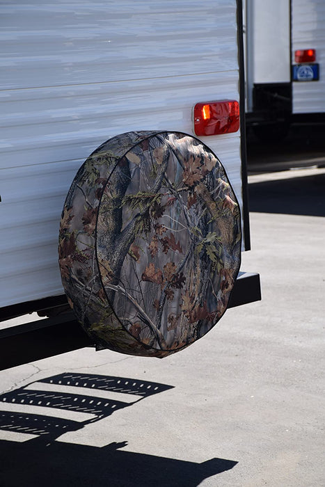 •Spare Tire Cover; Fits 34 Inch Diameter Tires; Camouflage