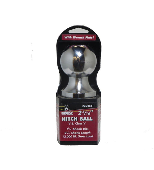 Chrome Solid Steel Trailer Hitch Ball