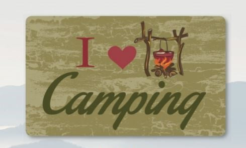 Kittrich Corp Door Mat Stephan Roberts For Indoor Or Outdoor Use I Love Camping Design