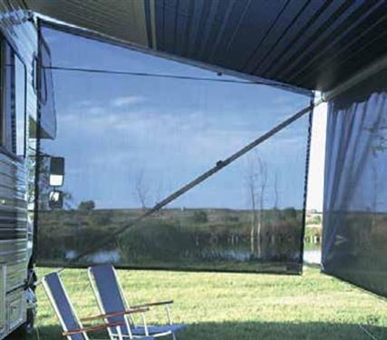 Carefree RV  Awning Sun Block Panel SideBlocker  For Use On Awning Ends One Size Navy