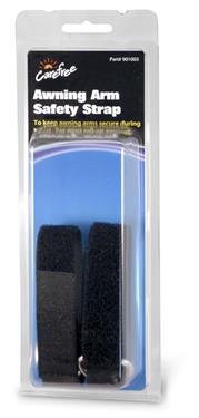 Carefree RV  Awning Arm Safety Strap Set Of 2 12 Inches With Retail Packaging