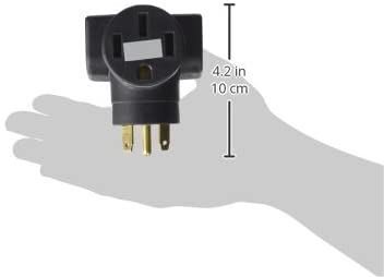 90 Deg. Power Cord Adapter 50amp Female to 30amp Male