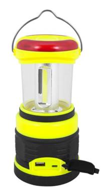 Performance Tool Lantern LED With 3600 MaH Rechargeable Lithium-Ion Batteries 315 Lumens With Hook ABS and TPR Housing With USB and Micro USB Port
