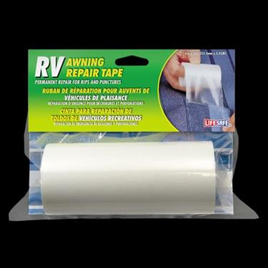 Top Tape and Label  Awning Repair Tape 6 Inch Width x 10 Foot Roll Clear Polyethylene