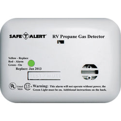 MTI Industry  Propane Leak Detector Safe-T-Alert  Surface Mount Detector Alerts To Leak With Beeping With Auto Reset 12 Volt DC Hardwire White