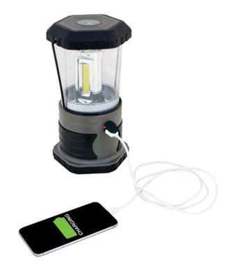 Performance Tool Lantern LED; With 1800 MaH Rechargeable Lithium-Ion Batteries 1000 Lumens With Hook With USB and Micro USB Port
