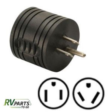 Power Cord Adapter 30amp Female to 15amp Male