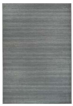 Crystal Art Gallery 81-1521 Carpet 2-1/2 Foot x 7 Foot Solid Gray Washable And Nonslip
