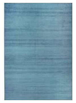 Crystal Art Gallery 81-1520 Carpet 2-1/2 Foot x 7 Foot Solid Blue Washable And Nonslip