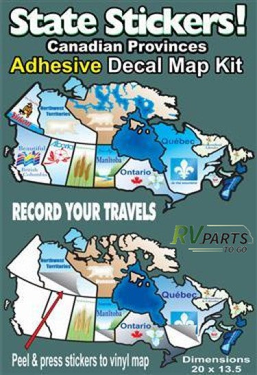 Travel Map Sticker