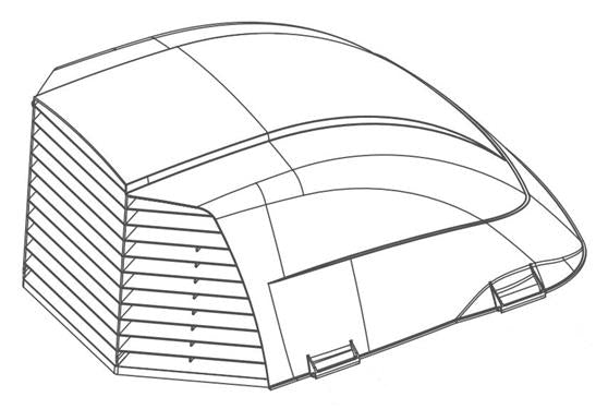 Roof Vent Cover; Maxxair II