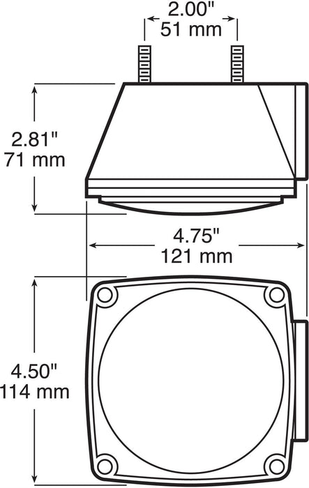 Peterson Mfg. 18-0340 Trailer Light Kit Tail Light/ Side Marker