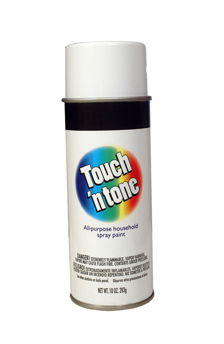 AP Products 13-0539 Multi Purpose Paint Touch N Tone Gloss White 10 Ounce Aerosol Can Used For All Purpose Household Applications
