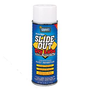 Protect All 13-0542 Slide Out Lube Use To Protect Metal Parts Of The Slide Out Assembly Dry Film Lubricant That Displaces Moisture And Protects Against Rust And Corrosion 16 Ounce Aerosol Can