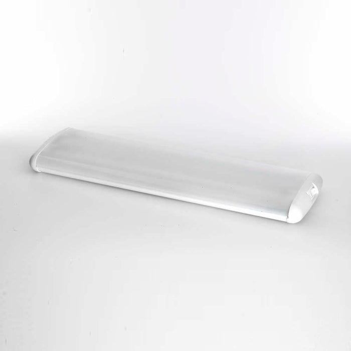 Thin-Lite 18-0760 Interior Light 620 Series Dual Fluorescent Tube 19.7 Inch Length x 5.6 Inch Width x 1.50 Inch Height Semi Clear Diffuser Lens 30 Watts 12 Volt DC With Rocker Switch