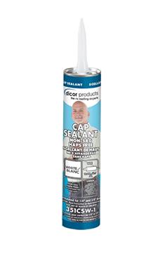 Roof Sealant; Use To Seal Vents/ Window/ Door; 10.3 Ounce Tube; White; Single