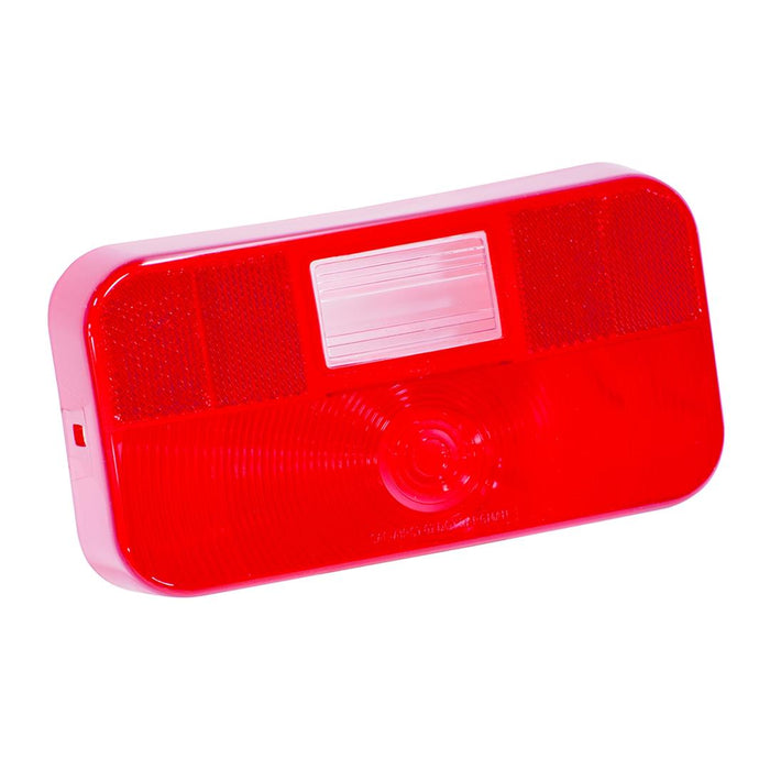 Bargman 18-0182 Trailer Light Lens Use With Bargman Part# 30-92-002/ 30-92-107 Tail Lights Red With Backup