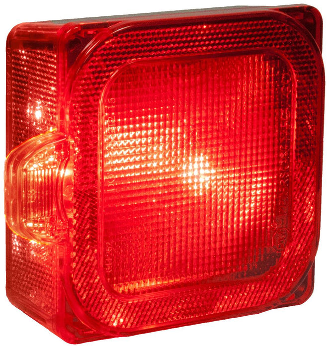 Peterson Mfg. 18-1954 Trailer Light Stop/ Turn/ Tail Light 6/7 LED Red 4.61 Inch Width x 1.8 Inch Height With License Light Submersible
