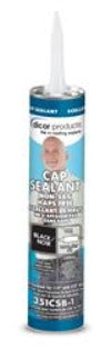 Roof Sealant; Use To Seal Vents/ Window/ Door; 10.3 Ounce Tube; Black; Single