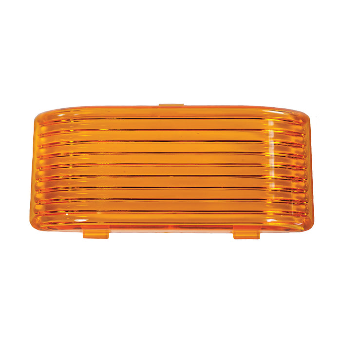 Arcon 18-0778 Porch Light Lens Replacement For Arcon Porch/Utility Lights 5-1/4 Inch x 2-1/2 Inch Amber