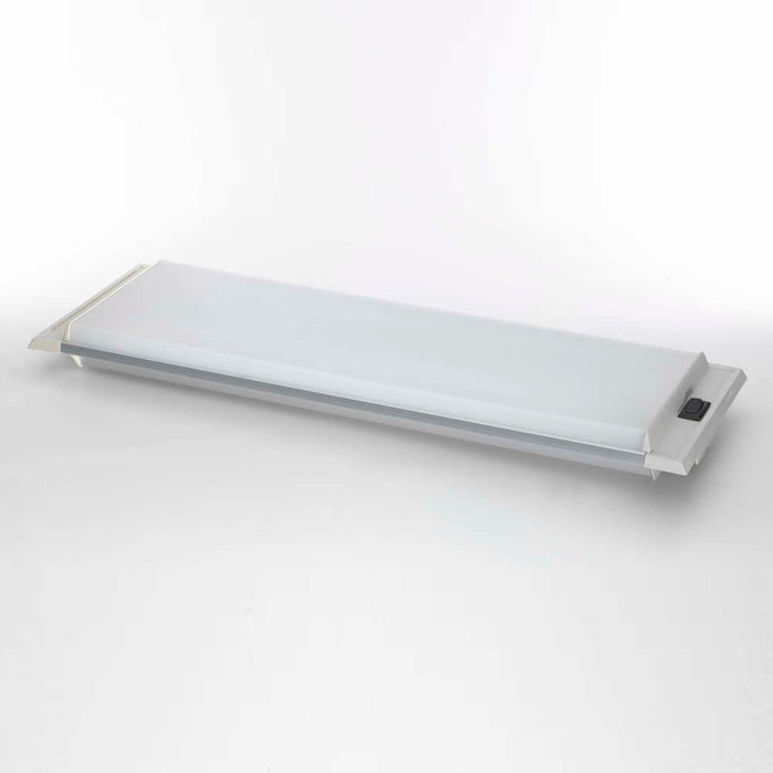 Thin-Lite 18-0611 Interior Light 700 Series For Shallow Ceilings Dual Fluorescent Tube 20.531 Inch Length x 6.625 Inch Width x 1.75 Inch Height 30 Watts 12 Volt DC With Rocker Switch