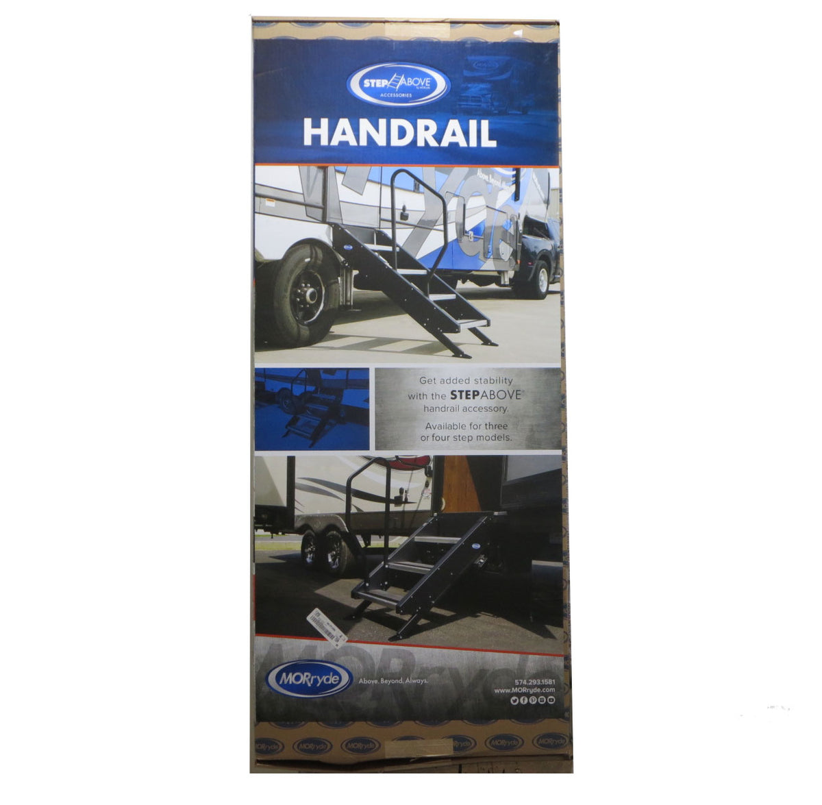 MORRYDE STEP ABOVE HANDRAIL - No more bouncing, instability, wobbling ...