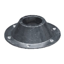 Table Leg Base Standard Round Cone Surface Mount; 6-1/2 Inch Diameter